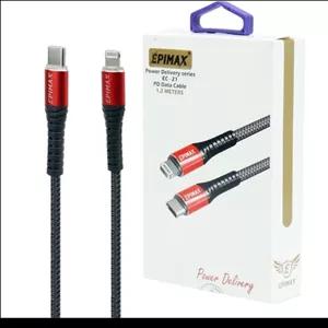 کابل EPIMAX\nمدل TYPE-C TO LIGHTNING 