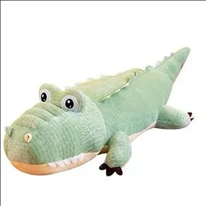 عروسک طرح تمساح مدل بالشتی طول 50cm-عروسک بافتنی-عروسک دخترانه و پسرانه -عروسک س