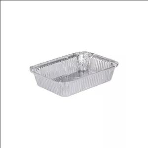 ظروف آلومینیومی تک پرسی درب دار بسته 500 عددی مدل 105 پیک نیک 