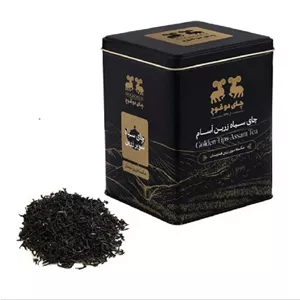 چای دو قوچ شکسته سوپر زرین اعلا قوطی فلزی - 450 گرم 