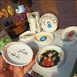 زیر سیگاری دستساز زیرسیگاری نوشته دار  زیر سیگاری طرح دار جاسیگاری دستساز زیر سیگاری کادویی زیر سیگاری سفارشی دستساز