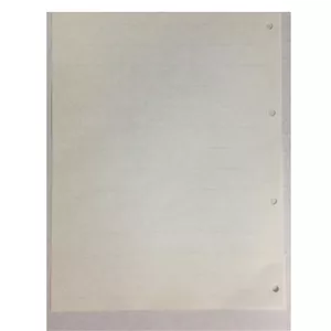 50 برگ کاغذکاهی 4سوراخ یکطرف خط دار دهه60(21x27Cm)