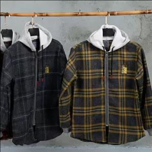 هودی زیپ دار پسرانه پشم خارجی مناسب 5 تا 9 سال