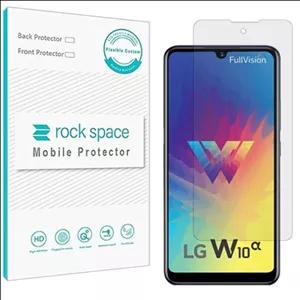 گلس نانو هیدروژل شفاف و ضد ضربه گوشی ال جی W10 Alpha برند راک اسپیس  