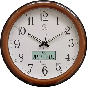 ساعت دیواری مارال 12 تقویم دار ( شبنما )