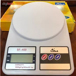 ترازو آشپزخانه الکترونیک وزن کشی  تا 10 کیلو همراه با 2 عدد باطری قلمی (ارسال رایگان )