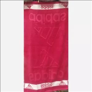 حوله حمام سایز بزرگ با تراکم بالا و آبگیری عالی مناسب حمام و استخر و مسافرت طرح آدیداس حوله زنانه حوله مردانه حوله جدید