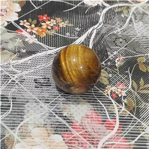 گوی سنگ طبیعی چشم ببر معدنی 