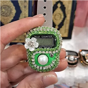 صلوات شمار نگین دار (ذکر شمار) سبز