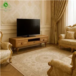 میز تلویزیون MDF وکیوم مدل لوتوس (پرداخت کرایه پس از تحویل)