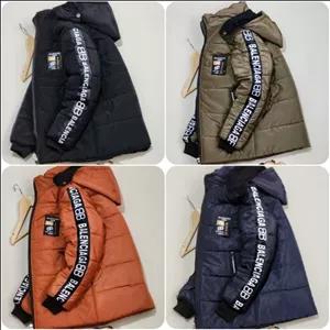 کاپشن اسپورت کلاهدار جنس مموری آستین نواری دوزی سه لایه خیلی گرم 