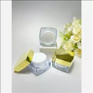 ظرف کرم کریستال 30میل درب طلایی  یک عدد 