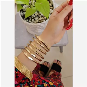 النگو اپل طلاروس رنگ ثابت و بدون حساسیت باابکاری نانو