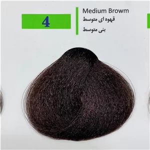 رنگ مو سوبارو قهوه ای متوسط 4 حجم 120 میل