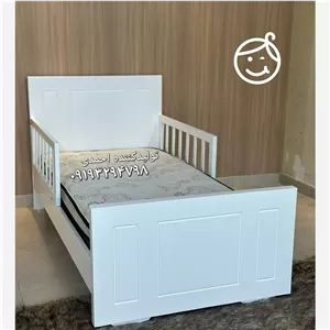 تخت خواب تک نفره نوجوان حفاظ دار کلاسیک 
