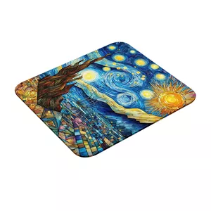 ماوس پد طرح شب پر ستاره ونگوگ مدل The Starry Night کد 001