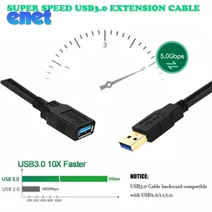 کابل افزایش طول USB 3.0 مدلAM-AF به طول 1.5 متر AM-AF USB 3.0 Extension Cable 1.5m 