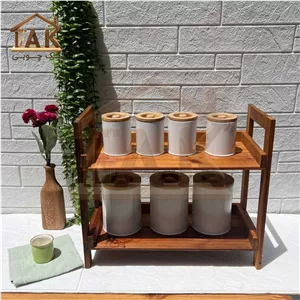 استند دو طبقه چوبی ترموود آیدا