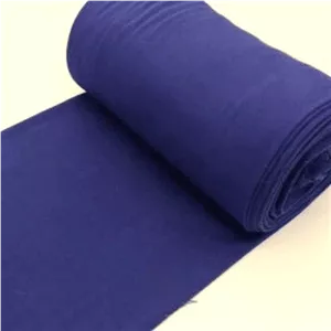 کشباف نازک دولا تریکو کیلویی آبی نفتی (کشبافت پارچه ای)(تک رنگ)(متراژ بین 6 تا 9 متر)(عرض 30 سانتی متر)