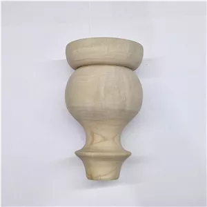 پایه خراطی چوبی مدل آذر ارتفاع 12 سانت پسکرایه