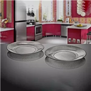 بشقاب پلو خوری . دایموند . نوری تازه (6 عددی)