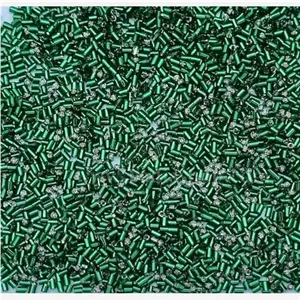 ملیله شکسته شیشه ای سبز سیدی (سایز 2 میلی متر)(بسته 500 گرمی)