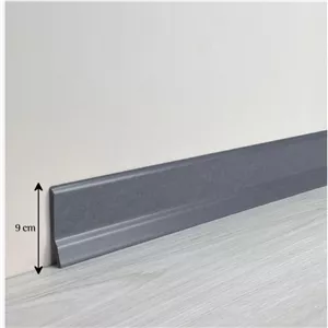 قرنیز پی وی سی pvc 9 سانت معمولی بتن تیره پس کرایه 