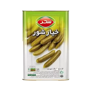 خیار شور درجه 1 سحر حلب 16 کیلویی
