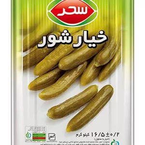خیار شور ممتاز سحر حلب 16 کیلویی