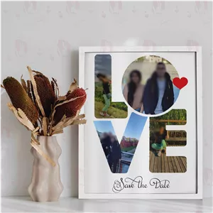تابلو کلاژ طرح LOVE