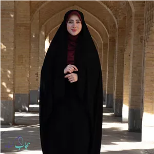 چادر مشکی مدل ساده جنس کرپ VIPژاپنی کد567 