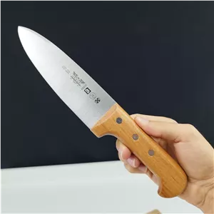 چاقو آشپزخانه اکبری دسته چوبی مدل WS22 بسته 1 عددی ارسال رایگان