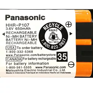 باتری شارژی برند PANASONIC سری P107