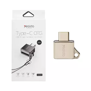 تبدیل yesido OTG Type-C مدل GS08-خاکستری