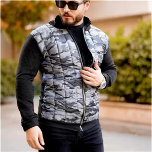 کاپشن مردانه ارتشی مدل jenpo کد 6391S