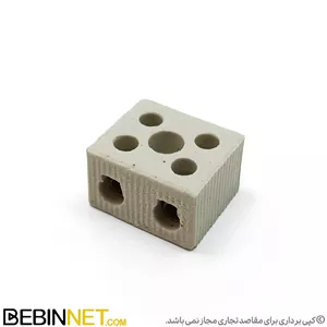 ترمینال سرامیکی دو خانه 25 آمپر