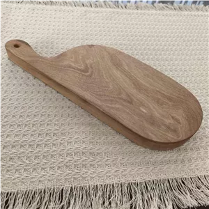 تخته سرو چوبی، تخته سرو دست ساز، تخته سرو چوبی مینیمال، تخته سرو دسته دار، تخته مزه، تخته صبحانه چوب گردو کد 199 