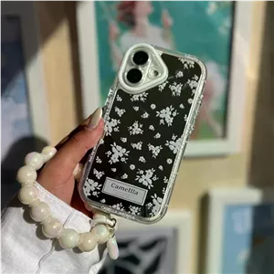 قاب آینه ای طرح شکوفه کاملیا