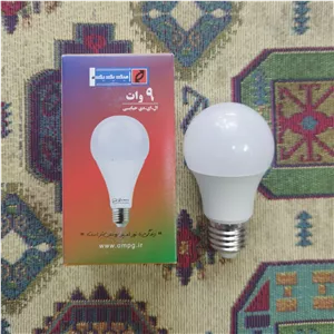 لامپ 9 وات led امید پدیده نور مهتابی (سفید) 