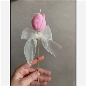 شمع گل غنچه رز