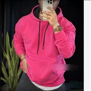 هودی مردانه دورس سه نخ از سایز لارج تا دو ایکس لارج 