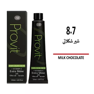رنگ مو پرویت شیر شکلاتی 8 7