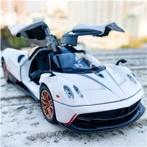 ماکت ماشین ناب سل مدل پاگانی هوایرا دودزا درب خفاشی METAL PAGANI