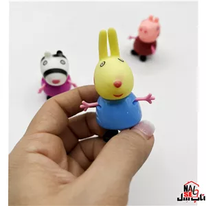فیگور ناب سل مدل Peppa Pig کد FI11107 مجموعه 3 عددی