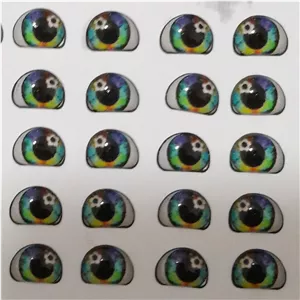 چشم رزینی نیم دایره (6 میل) 5 جفت (کد،80)