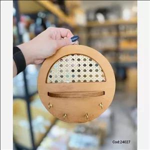 جاکلیدی حصیری گرد و مستطیل جاکلیدی گرد حصیری جاکلیدی مستطیل حصیری