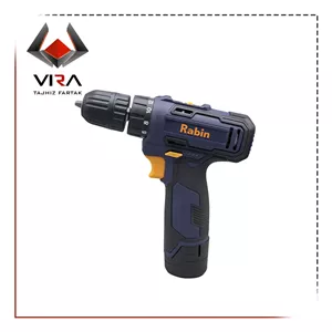دریل شارژی 12 ولت تک باطری رابین کد 8612s (پس کرایه)