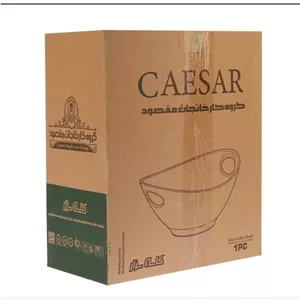 میوه خوری و کاسه سالاد سزار لب طلا مقصود 