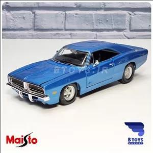 ماکت دوج چارجر 1969 آبی مایستو(Dodge chager1969 Maisto) 