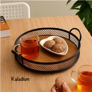 سینی آدریانا کف چوب گرد  کیفیت عالی کف چوب ام دی اف  